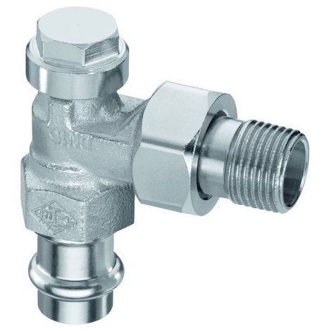 IMI Heimeier Verschraubung Regulux, DN 15 Eckform, Viega Pressanschluss 15mm (1/3)