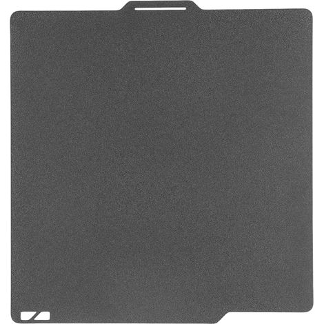 Dual Sided Textured PEI Plate Sheet Flexible Spring Steel Build Plate Black for Bambu X1C P1P