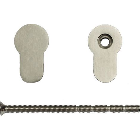Juego de cilindros falsos, grosor de la puerta 35-110 mm, aluminio, la impresión se puede acortar SCHNEGEL