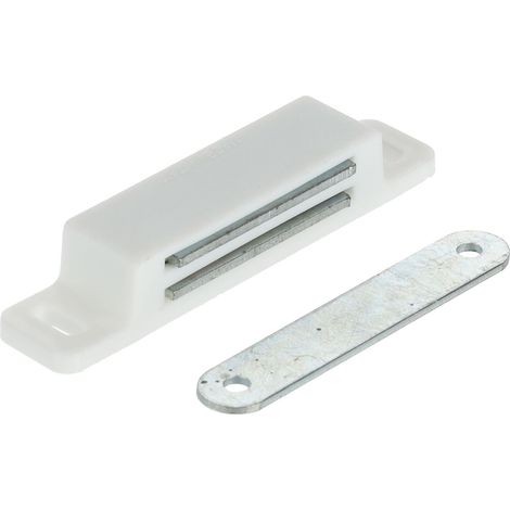 Cierre magnético para puertas L87 blanco Riex EG80 (1/2)
