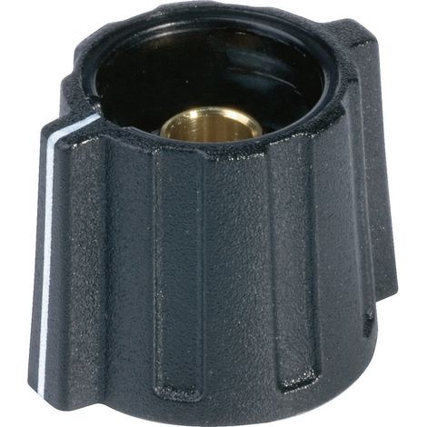 OKW A2816060 A2816060 Knebelknopf Schwarz (Ø x H) 16 mm x 15.5 mm 1 St.