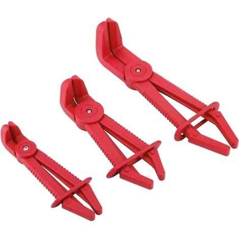 Pince à collier de serrage pour tuyau, outils de réparation, pince à pincer les tuyaux, pince à freins mains libres pour carburant (1/3)