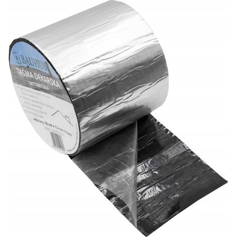 Cinta bituminosa para tejados de sellado Bauhus, 15 cm/10 MB, aluminio (1/3)