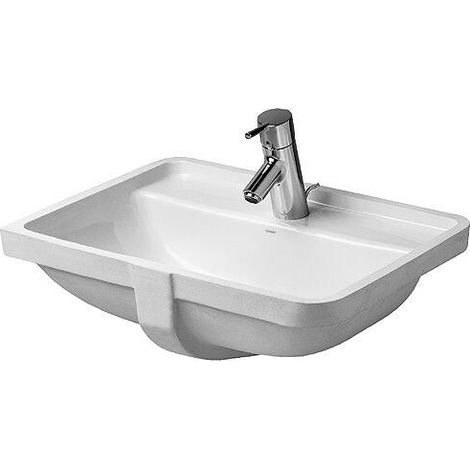Duravit Einbauwaschtisch Starck 3 49cm, 1 Hahnloch, 0302490000 (1/5)
