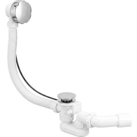 AUTOMATISCHER BADEWANNENSIPHON REA CHROME (1/5)