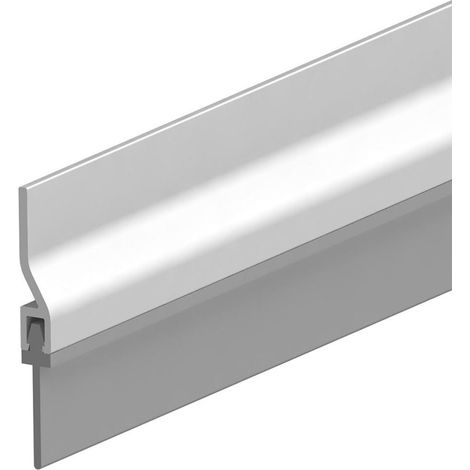 Joint de sol de porte ADS-RL à visser alu argent. H 32 x L 1000mm