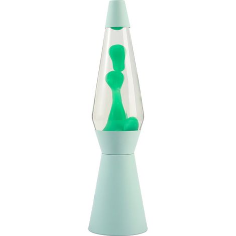 iTotal - Spaceship Lava Lamp - Pastel Green - 40 cm