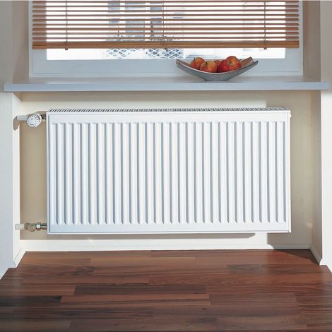Kermi Profil-K therm-x2 Austausch Flachheizkörper Typ 22 Weiß 954x100x500mm 1154W bei 75/65/20 Grad C (1/7)