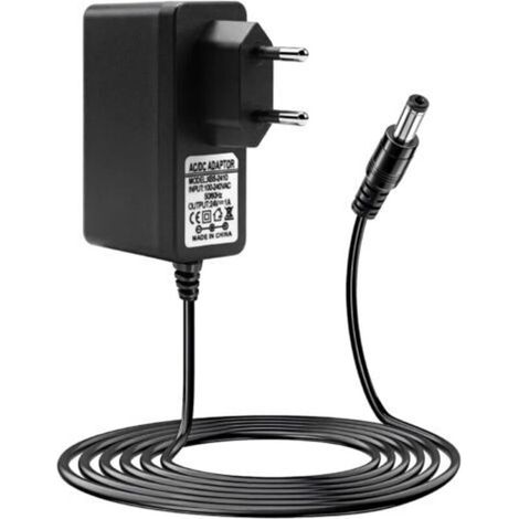 Adaptateur Secteur 24V 1A 24W avec Câble 1 m, Alimentation AC 100-240V vers DC 24V Centre Positif, Prise 5,5 x 2,1 mm pour Bande LED, Humidificateur, Diffuseur, Appareils 24V DC (1/5)
