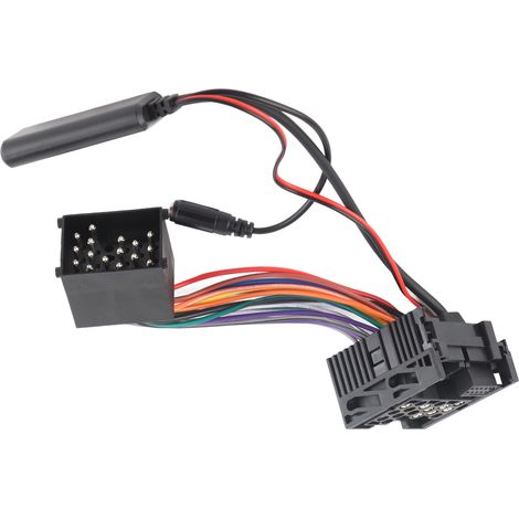 Adaptateur Bluetooth 10 broches Module Voiture, Câble AUX pour E46 320 325 323 328 330 M3 Série 3, avec Microphone (1/5)