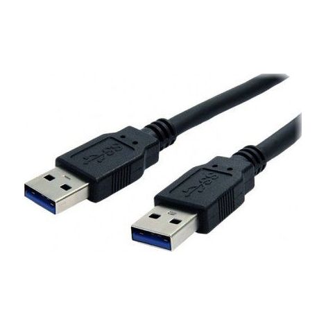 Cable USB 3.0 Nanocable 10.01.1002-BK/ USB Macho - USB Macho/ 2m/ Negro (1/5)