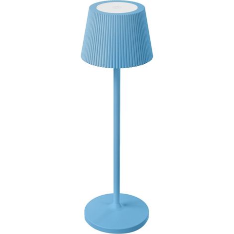 Lampada da tavolo led ricaricabile IP54 mod. Emmamini colore carta da zucchero