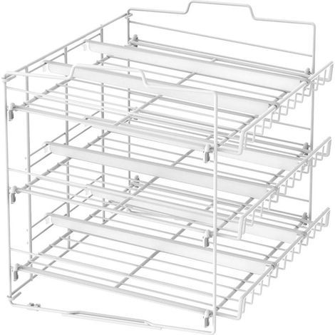 Organisateur de boîtes empilables pour garde-manger/placard, peut contenir 36 boîtes, distributeur (1/5)