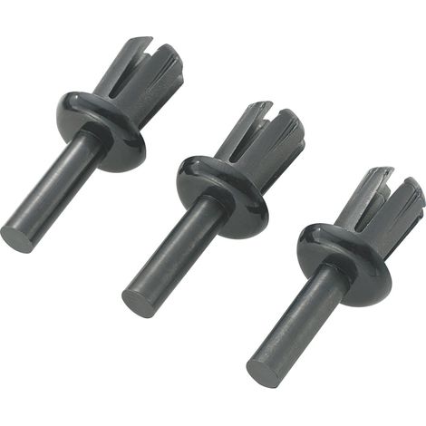 TRU COMPONENTS TC-SRR-0612K203 TC-10820828 Spreizniete Loch-Ø 6.2 mm Schwarz 1000 St.