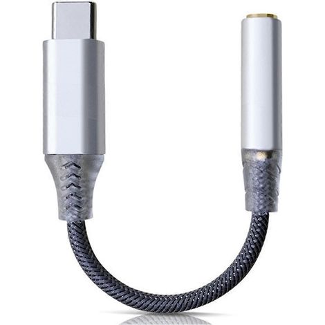 Amplificateur audio de décodage numérique USB-C avec puce CX31993 et adaptateur 3,5 mm pour casque, compatible avec téléphones et tablettes. (1/5)