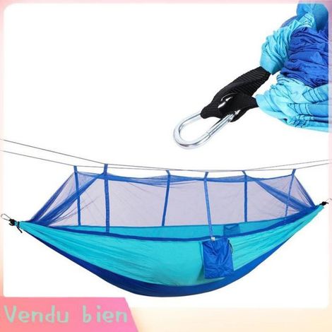 Garosa balançoire de Camping Balançoire extérieure légère de hamac de camping de prévention jardin hamac Bleu ciel et bleu 260140 (1/4)