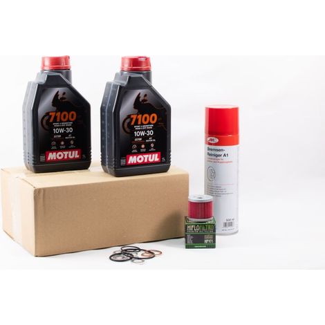 Kit Entretien Vidange Standard pour SUZUKI UH 125 BURGMAN de 2002 à 2020 - MOTUL 7100 10W30 2L