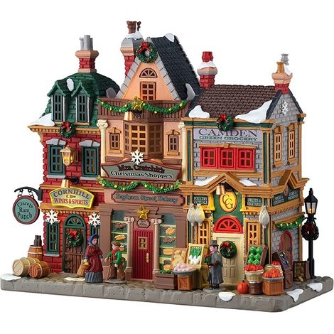 Mrs. Cratchit's Christmas Shoppes con fuente de alimentación 4.5V Cód. 55314