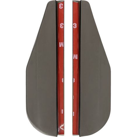 (2 pièces noires) 2 pare-soleil de rétroviseur de voiture en fibre de carbone avec protection contre la pluie, vision claire, compatibles avec les accessoires de rétroviseurs de voiture (1/5)