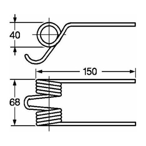 Dente Pick-Up Gallignani 8876501 Filo 5 L 150