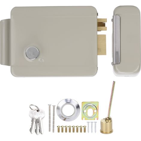 Serrure magnétique 2 fils pour système de contrôle d'accès, 9‑12V, ouverture à droite (1/5)