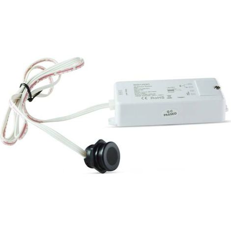 Barcelona Led – Détecteur de mouvement infrarouge 12V-36V IP20 – Détection 1 à 6 cm – Installation discrète pour placards et meubles (1/2)