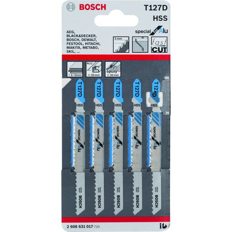 Bosch Stichsägeblatt T 127 D, Special for Alu