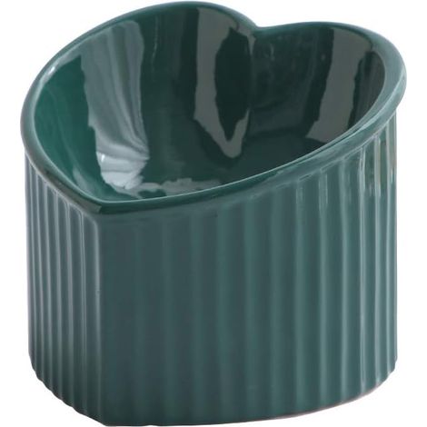 Gamelle surélevée et inclinée pour chat - Gamelle en céramique inclinée anti-vomissements - Gamelles pour chat - Gamelle pour chat - Gamelle pour nourriture pour chat - Gamelle pour chat compatible la (1/5)