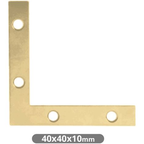 Escuadra alineacion 40x40x10mm bricomatado GSC 003802727