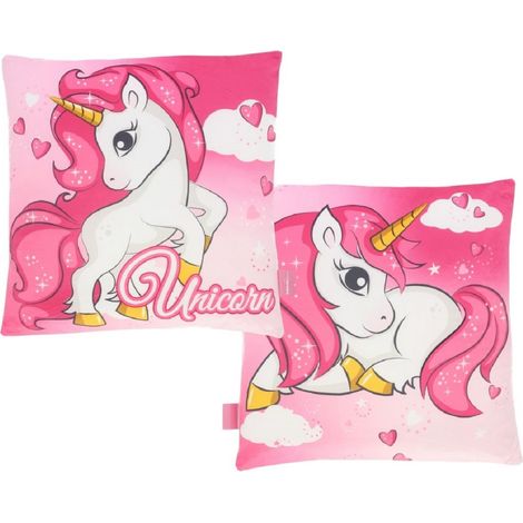Unicorn Kissen 1-Stück Magisches Dekokissen für das Kinderzimmer (1/3)