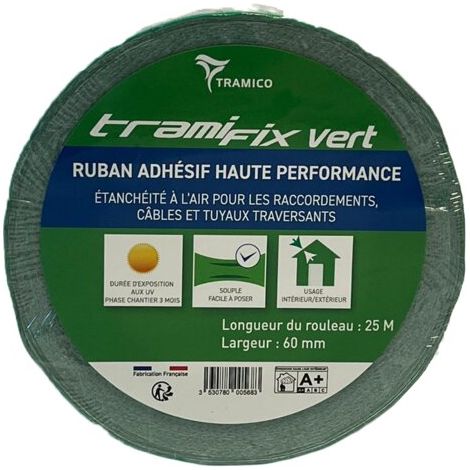Tramifix Vert 60mm Ruban De Masquage Professionnel - Tramico