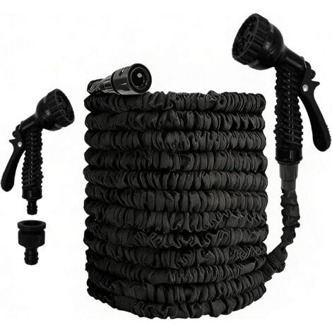 FENOPLASTICATuyau d'Arrosage Extensible 15m, Flexible avec Pistolet de Pulvérisation Multifonction-Tuyau d'Arrosage Expandable pour Arrosage du Jardin,Nettoyage de Voiture et Terrasse, Lavage d'Animau (1/5)