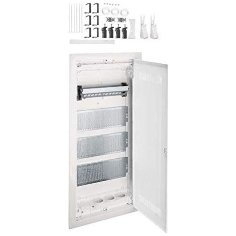 Tableau électrique hager vh48wwh 4 rangées compatible cloison creuse
