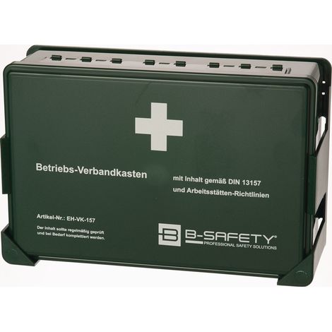 B-SAFETY Boîte de secours d'entreprise DIN 13157 L270xH175xP90ca.mm ( 4000387030 ) (1/3)