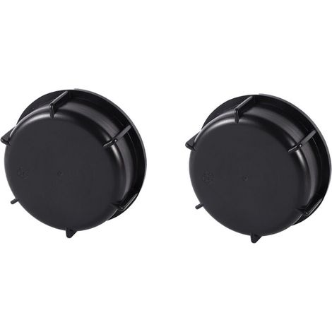 Lot de 2 S100x8 IBC Bouchon Cuve,Raccords Robinet Tuyau ,Raccord Cuve 1000 litres,pour Vanne Cuve 1000l,Reservoir eau de Pluie,Conteneur
