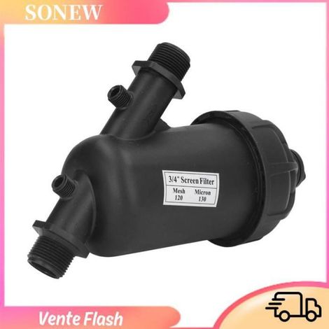 Sonew filtre d'irrigation G3/4 Filtre D'irrigation à écran, Filtre D'irrigation Goutte à Goutte à Filetage Mâle piscine jardin (1/5)