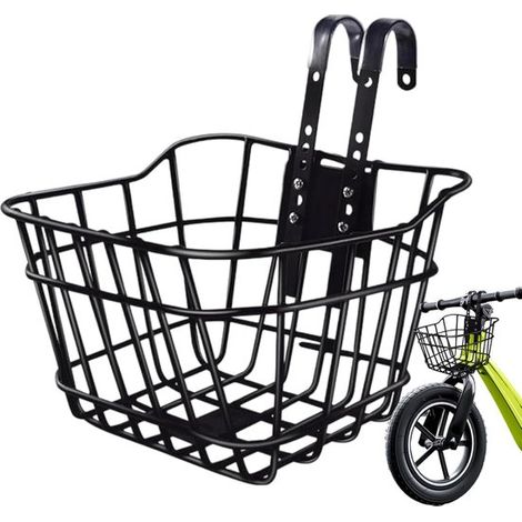 Cestino anteriore per bicicletta, accessorio per bicicletta, per il trasporto di oggetti, liscio e robusto, 19 x 23 x 14 cm, non specificato (1/5)