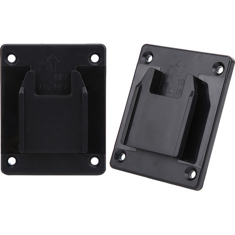 2 pièces compatibles avec les dispositifs de fixation murale pour outils électriques Milwaukee M18 18 V / 20 V (1/5)