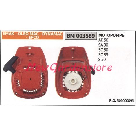 Messa in moto EMAK motore motopompa AK50 SA30 SC30 33 S50 003589