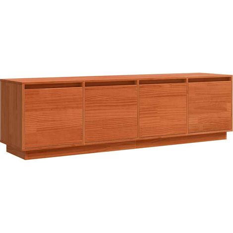Meuble TV,Banc TV,Armoire TV Marron 156 x 37 x 45 cm Bois de pin massif CFW250071 (1/5)