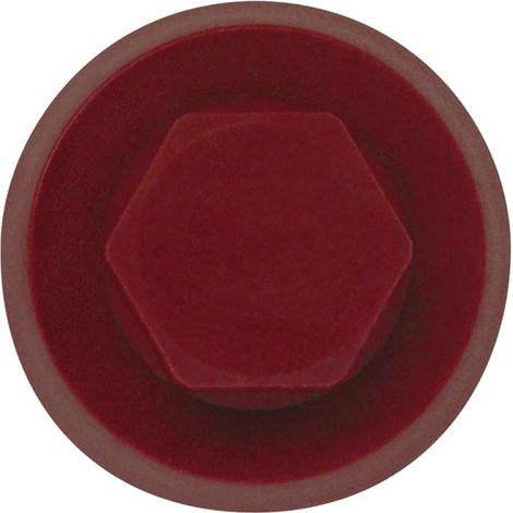 CAPPUCCIO PER TIRAFONDO rosso siena - 1 centinaio - FRIULSIDER