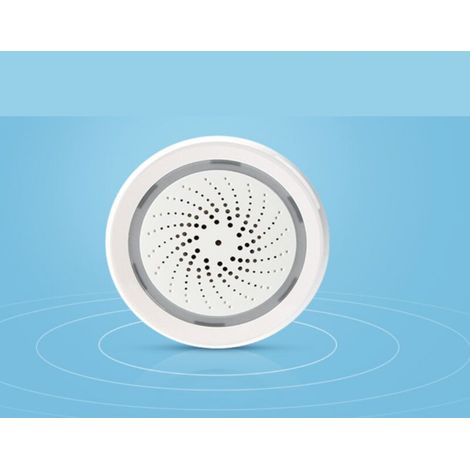 Alarme Intelligente Wi FI : sirène stroboscopique sans Fil avec Alarme sonore et Lumineuse, Son 100 DB, télécommande par Application (1/5)