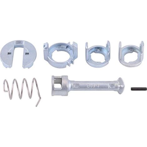 Kit de reparación de 7 piezas para el cilindro de la cerradura de la puerta delantera izquierda/derecha del BMW Serie 3 E46 (1998-2005). (1/5)