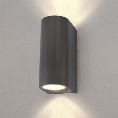 Ledvion - Applique murale LED anthracite - GU10 - IP54 (1/5)