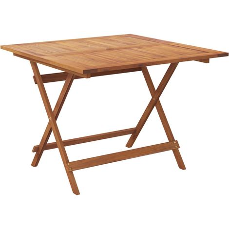 Maison Exclusive - Tavolo da Giardino Pieghevole 90x90x75 cm Legno Massello Acacia