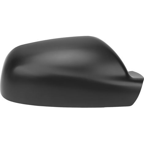 Coque de rétroviseur extérieur droite élégante et robuste noire, résistante aux rayures. (1/5)