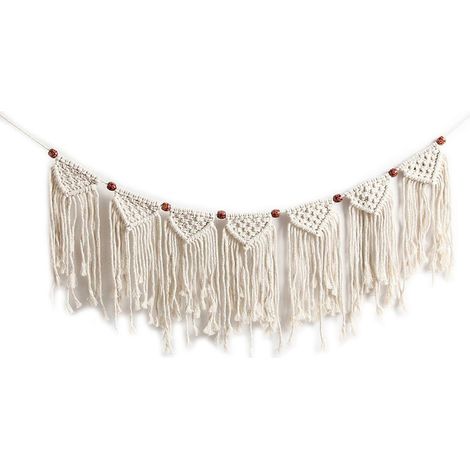 Boho-Wandteppich, handgewebt, Wanddekoration, Kunstdekoration für Zuhause