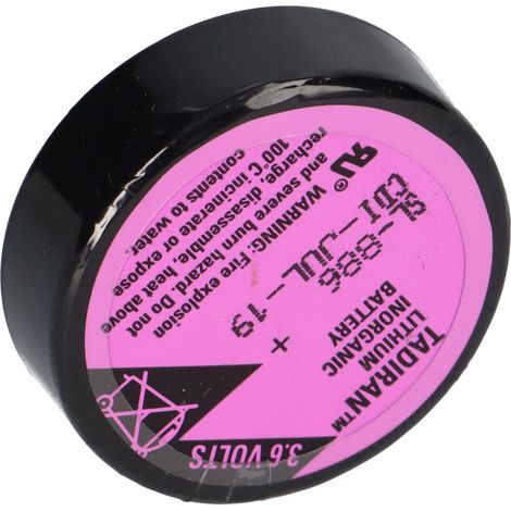 Tadiran Lithium 3,6V Batterie SL-886/P 1/6 D - Zelle = TL-5135 Lithium Thionyl Chloride (1/5)