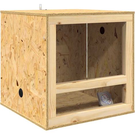 Terrarium Braun 50 x 50 x 50 cm OSB vidaXL
