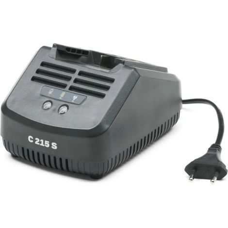 STIGA C 215 S Caricabatterie Singolo, 20 V, 2 A – Alloggiamento Singolo, Spina Europlug – Per Attrezzi da Giardino (1/4)